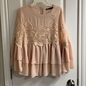 Light pink blouse